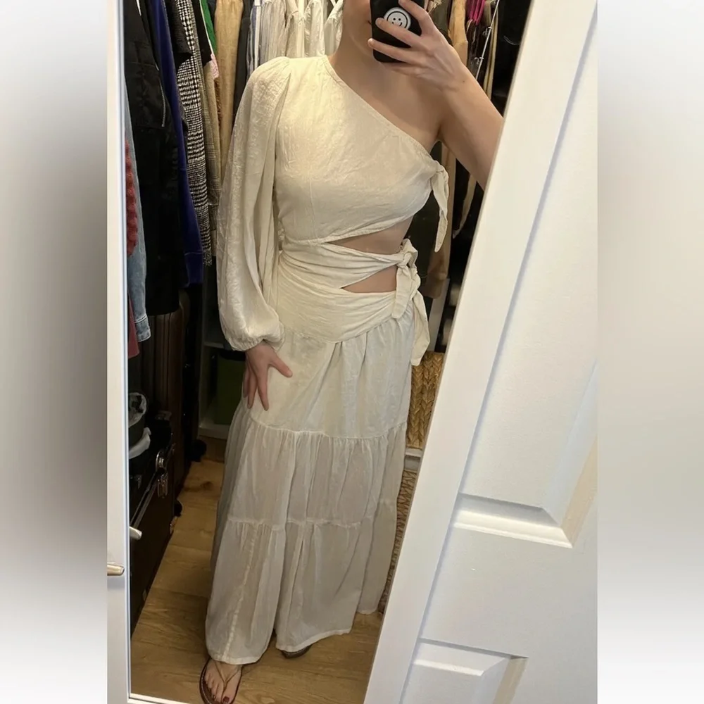 NWOT Jen's Pirate Booty Graffiti Bridge Maxi Dress - Picture 5 of 6